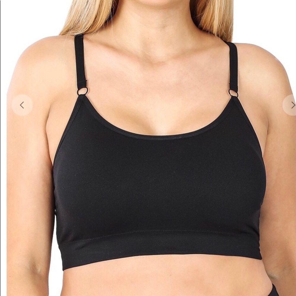 BOUTIQUE ITEM- BASIC BRALETTE IN BLACK
